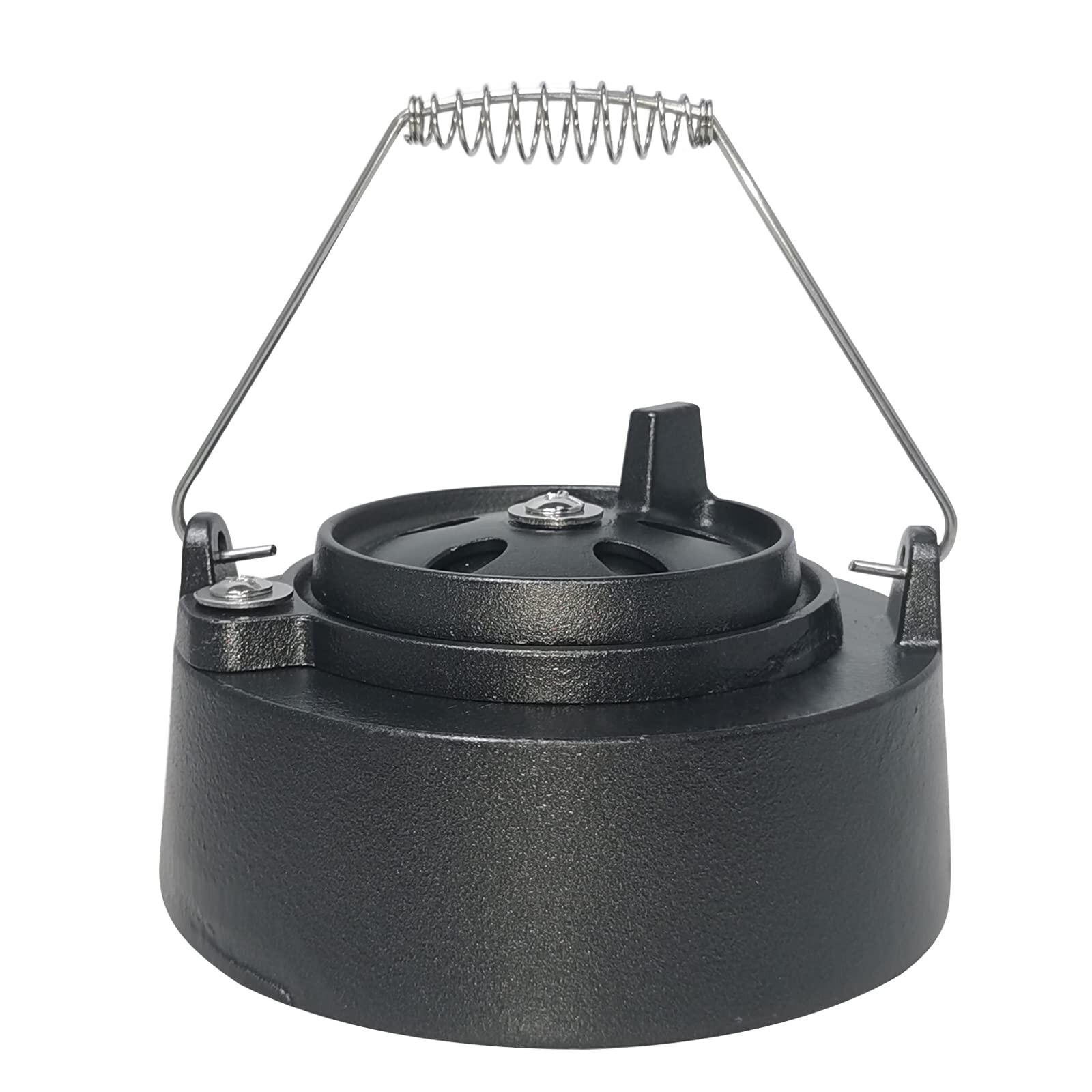 Cast Iron Cap for Big Green Egg Dual Function Metal Top, Daisy Wheel Chimney ...
