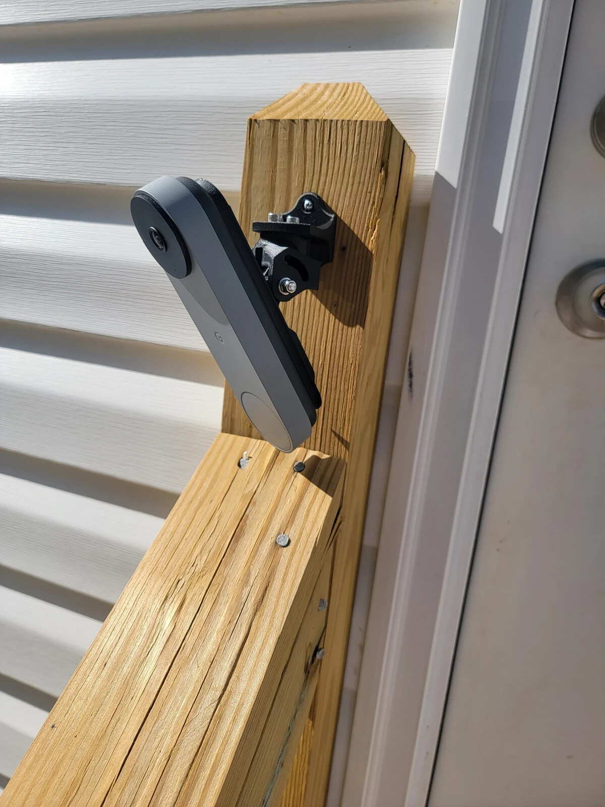Google Nest Battery Doorbell Camera Adjustable Mount