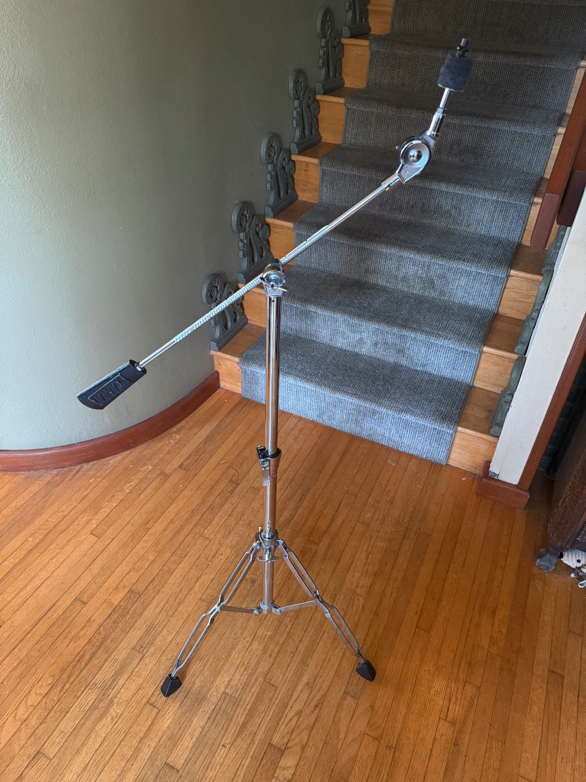 Vintage Tama Model 6894T Red Label Boom Weighted Cymbal Stand