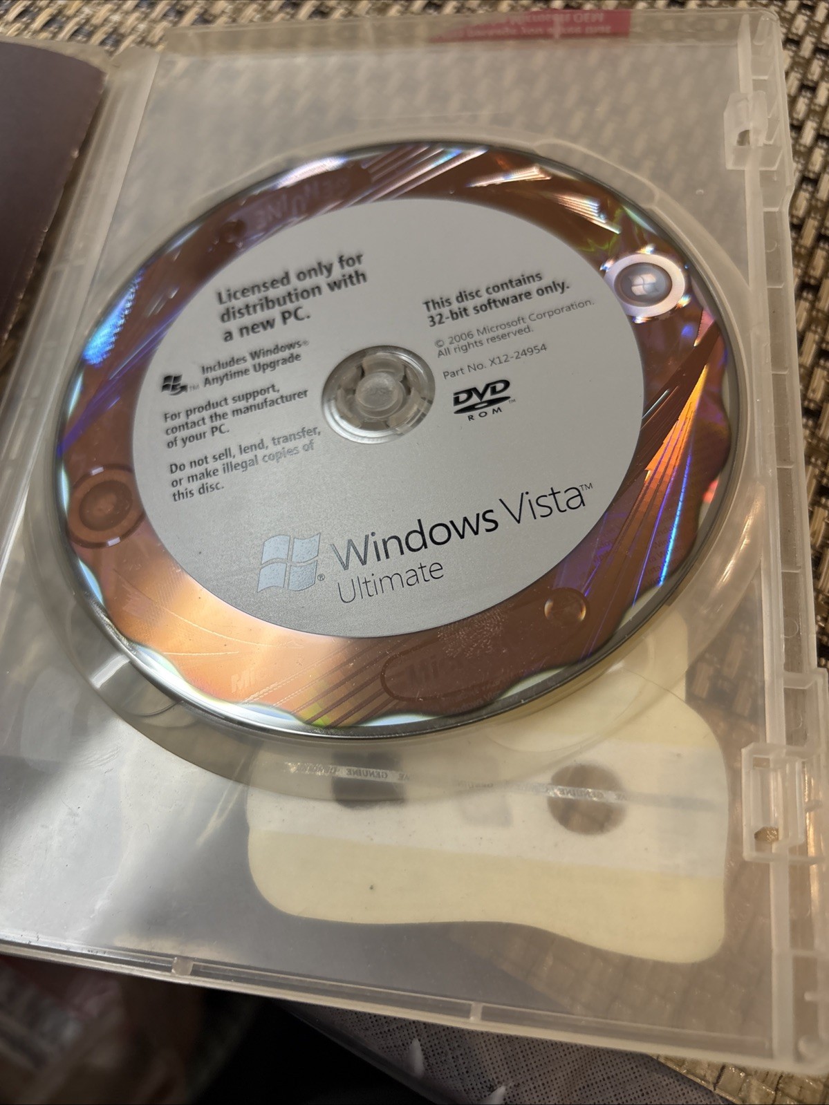Microsoft Windows Vista Ultimate 64 Bit Software With Quick Start Guide