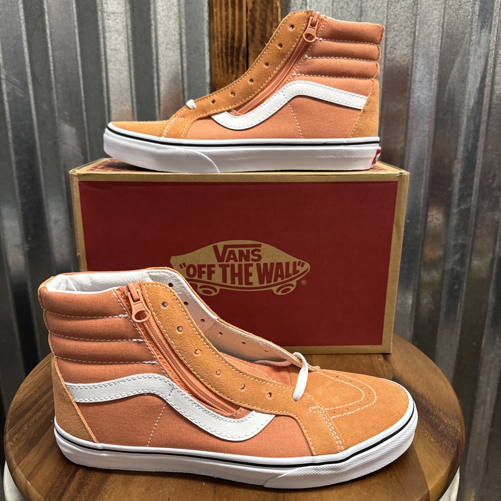 Vans Sk8-Hi Reissue Zip Sneakers Color Theory Baked Size 7 Youth 8.5 Women’s New