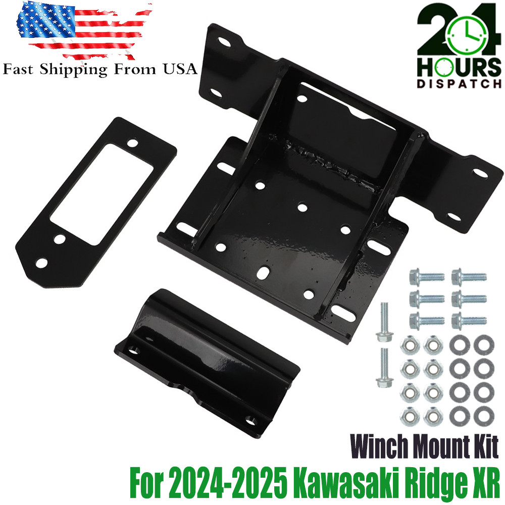 102225 Winch Mount For Kawasaki Ridge XR 2024-2025 Limited HVAC Deluxe Ranch US