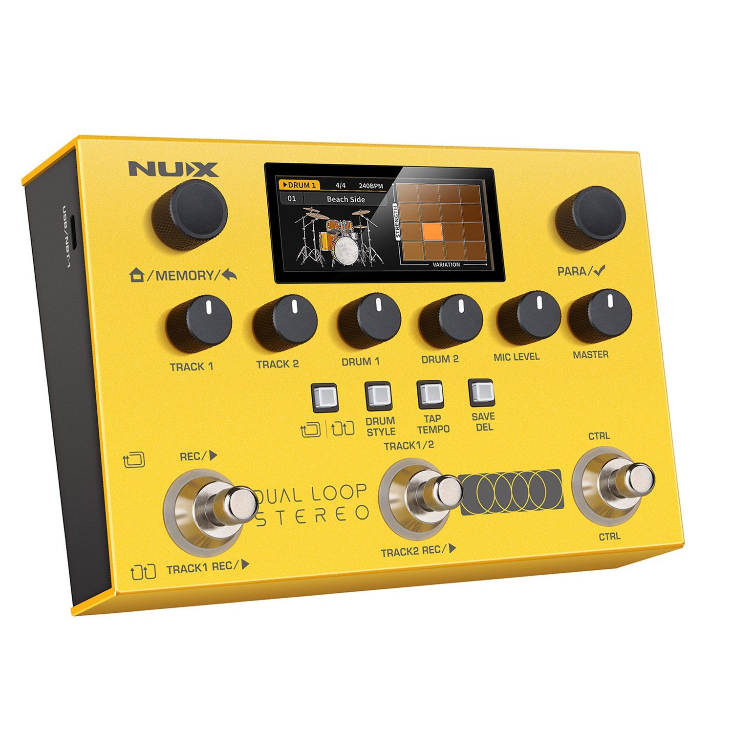 NUX Dual Loop Stereo Looper Guitar Effect Pedal with Effects