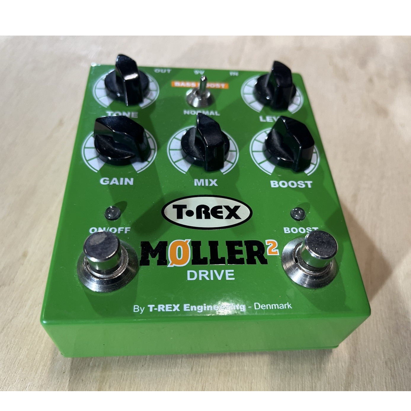 T-Rex Moller 2 Overdrive Boost Guitar Pedal Clean Blend Analog Drive