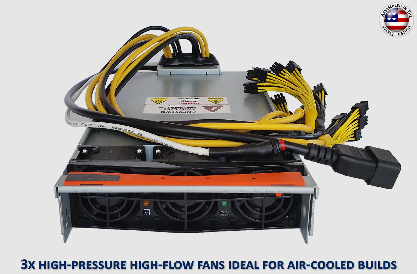 True 3000 Watt Mining Power Supply - For Any Two (2x) Antminers / Avalons