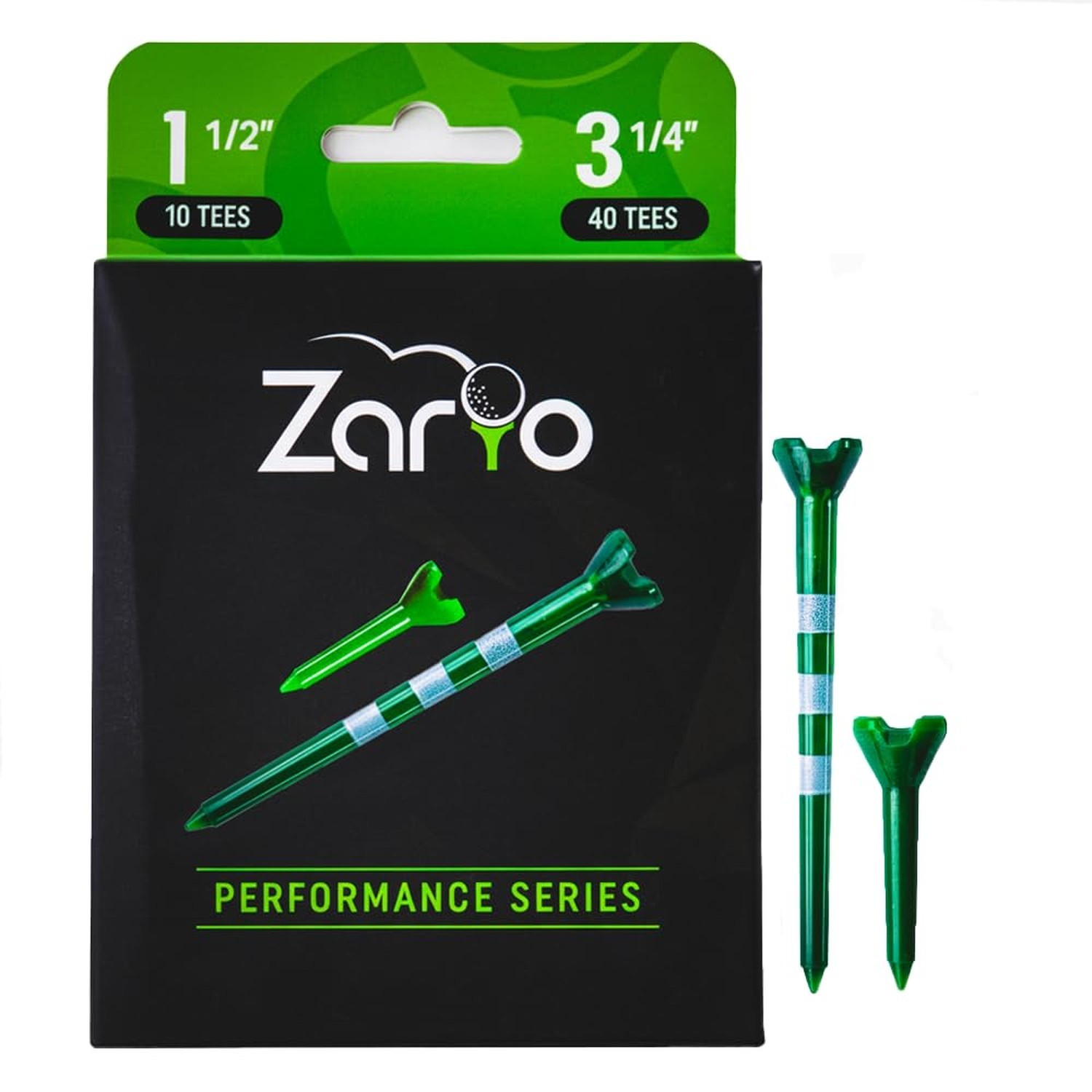 Zario Golf Tees 3 1/4 with Golf Tees 1 1/2 inch Combo, Plastic Golf Tees - Ne...