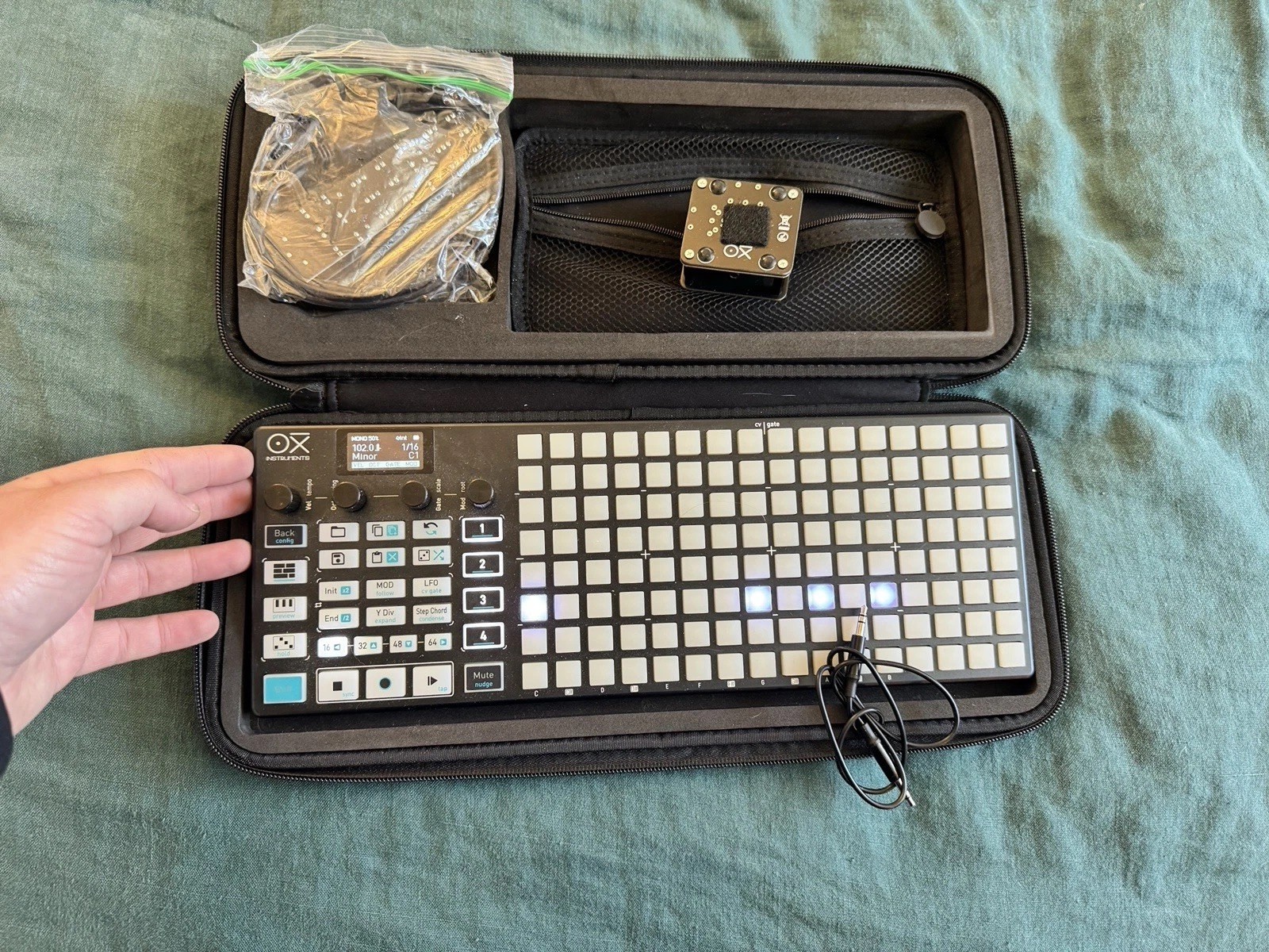 OXI Instruments One Sequencer Bundle - w/ Travel Case, OXI Pipe & OXI Split