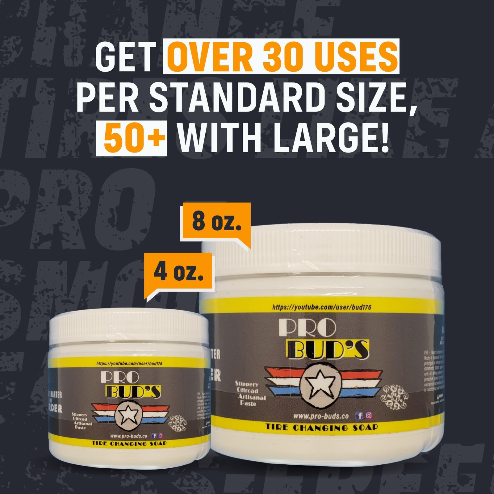 Pro Bud's Tire Mounting Paste - Peerless Lubrication Standard