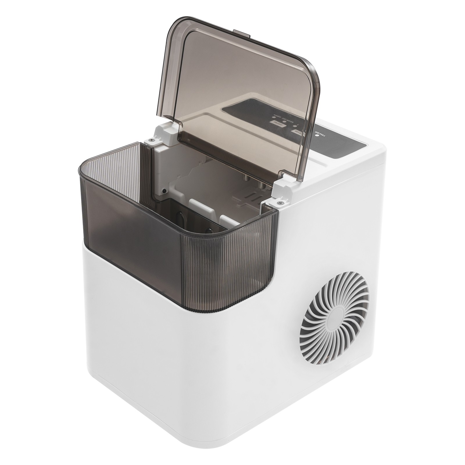 Countertop Ice Maker, Ice Maker, 165W Electric Ice Maker (Two-Size Ice Cube)