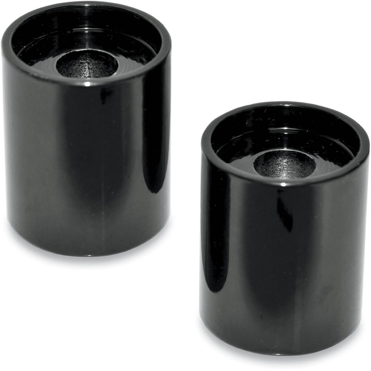 LA Choppers Black 1-1/2 in. Handlebar Riser Extensions - LA-7413-52B
