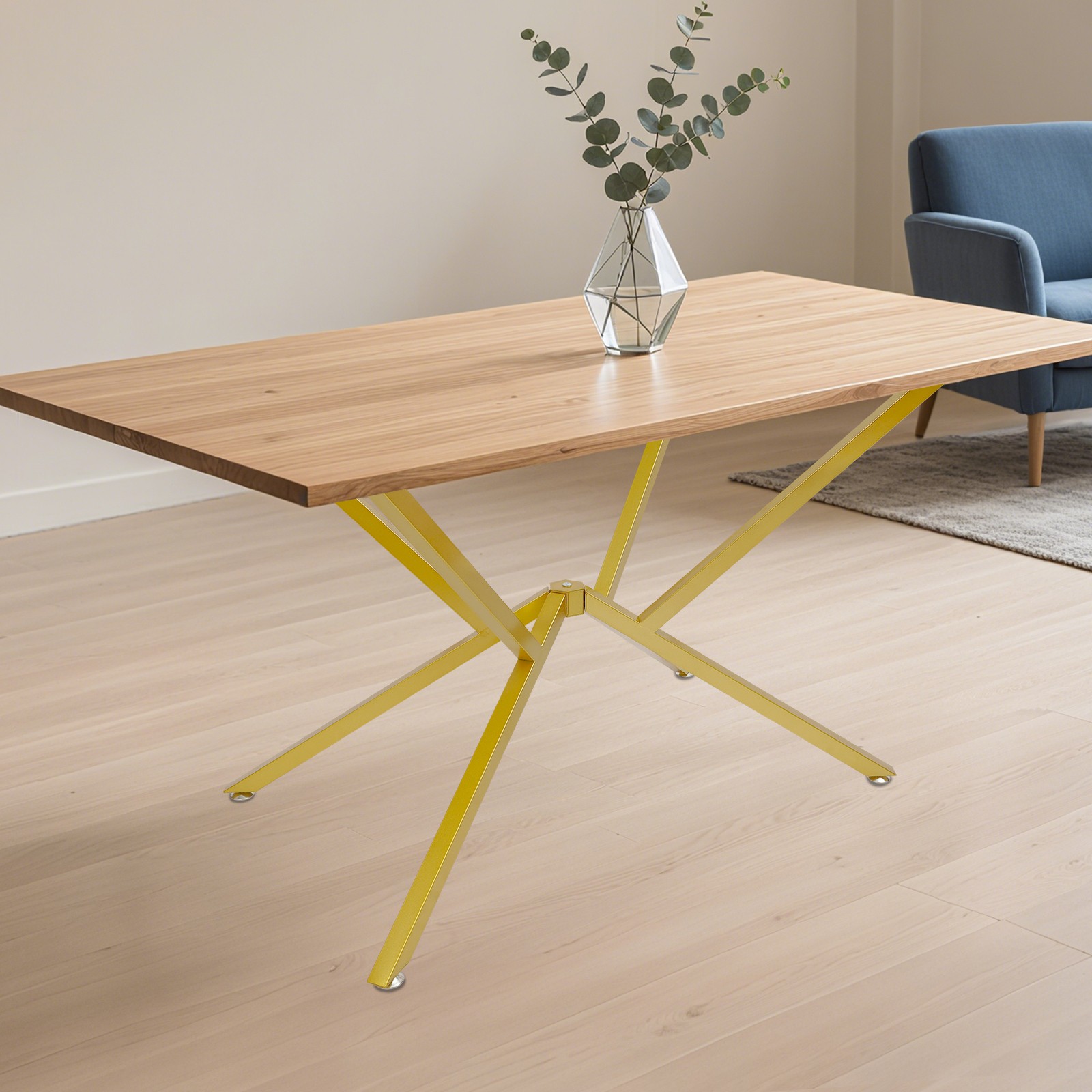 Metal Table Legs Table Crossed-leg Modern Dining Table Legs Furniture Legs