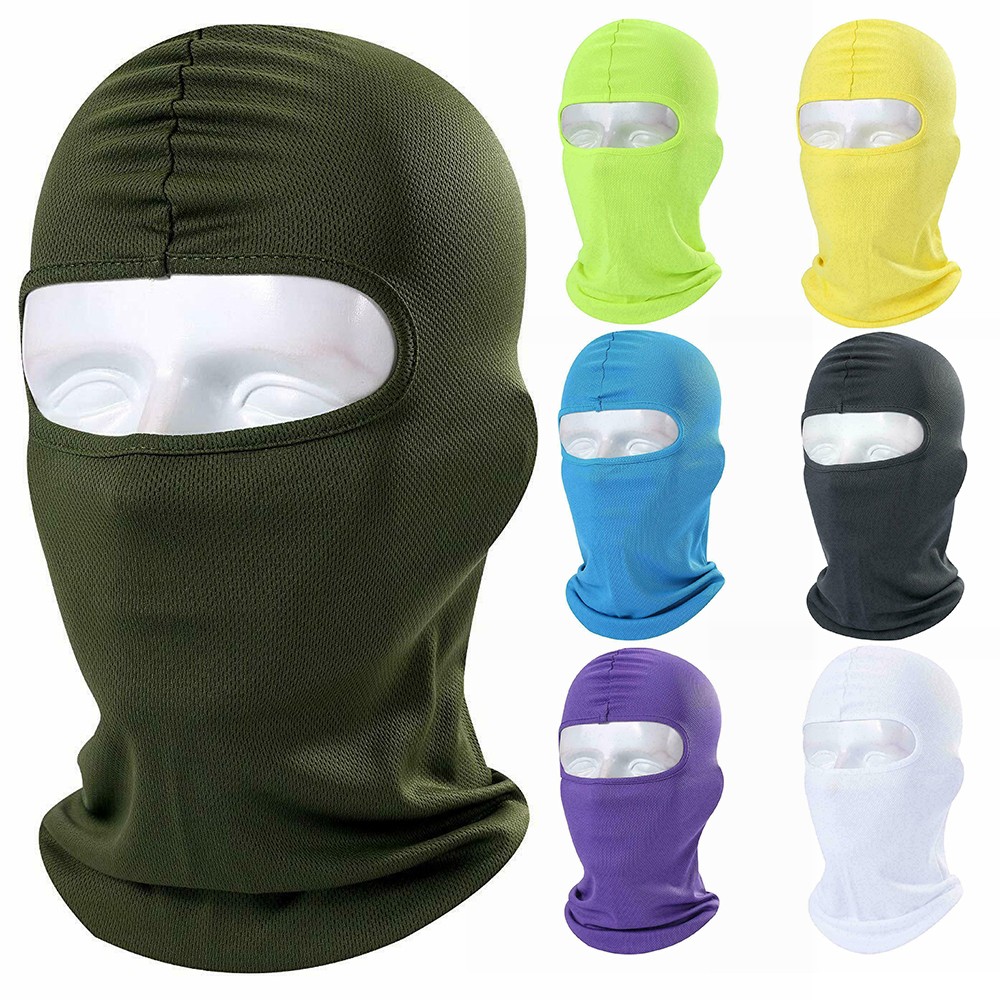 Balaclava Full Face Mask UV Protection Ski Sun Hood Tactical Masks for Men Women
