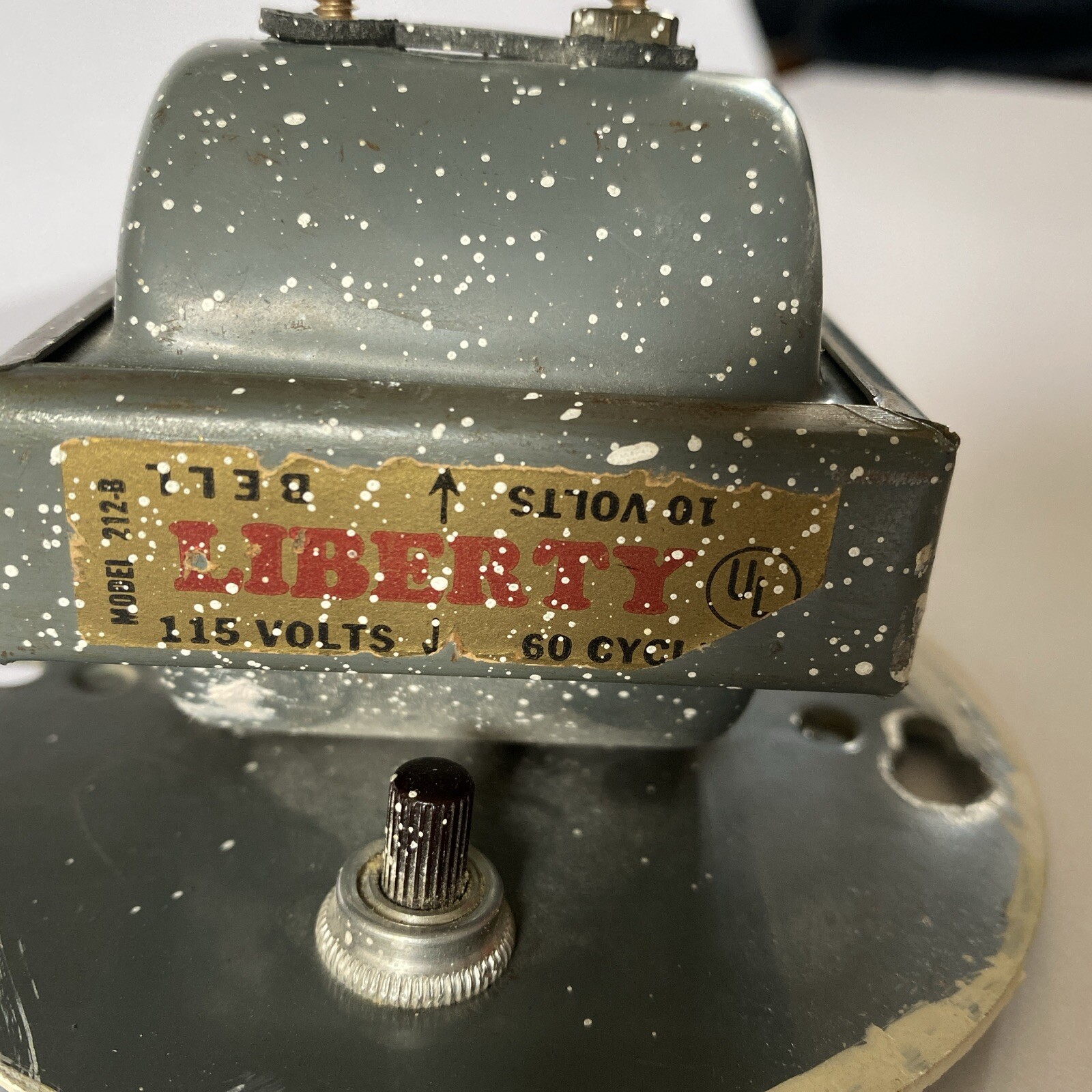 Vintage Liberty Bell Doorbell Transformer Model 212-B 10V