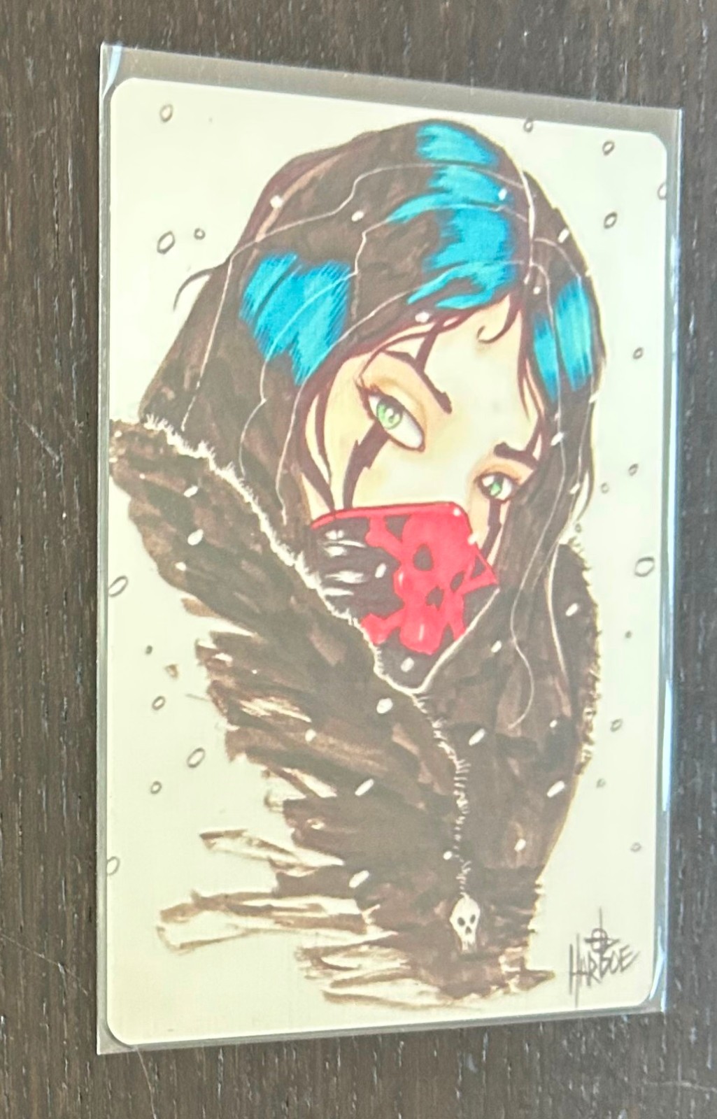EVERETTE HARTSOE METALLIC CARD -- House of Razor -- LE Metal Trading Card (18)