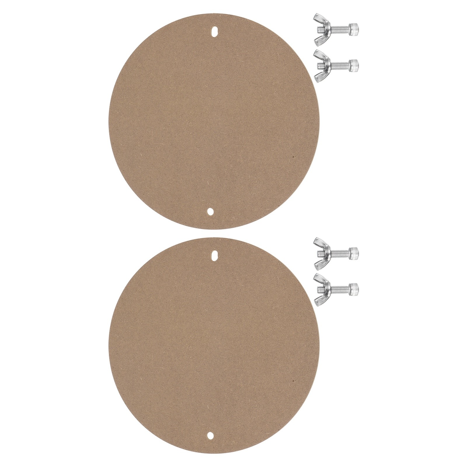 2X 14" Pottery Wheel Bat, 1/3" Thick Round Brown