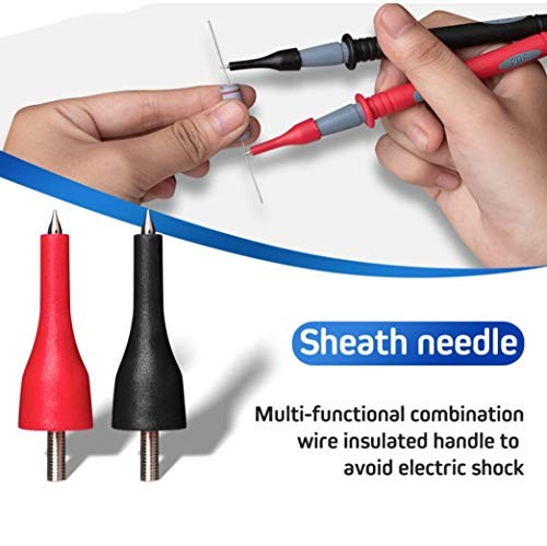 Multimeter Test Leads Kit, 16 Pieces Testing Lead with Alligator Clips