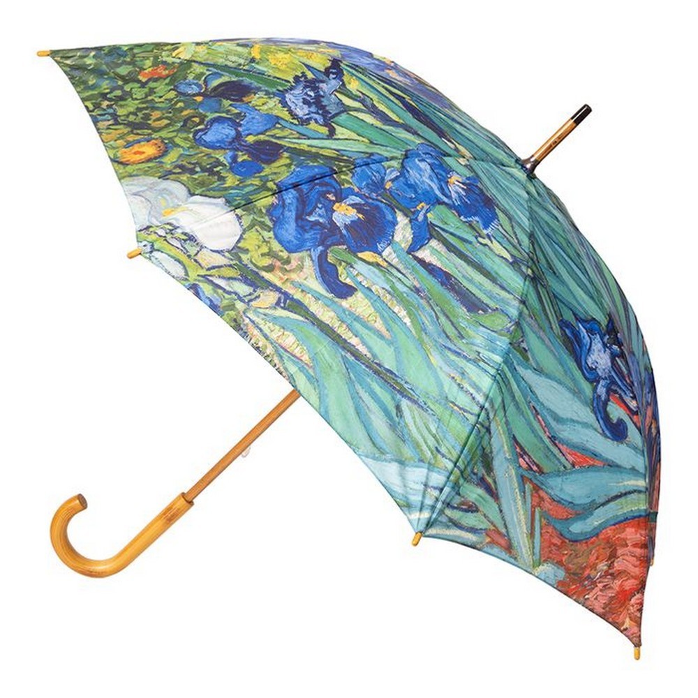 Clifton Printed Irises Design Umbrella