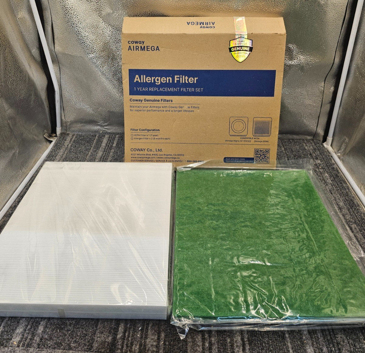 Coway Filter Allergen HEPA Filter Assembly 3117063 fits Airmega AP-1512HH