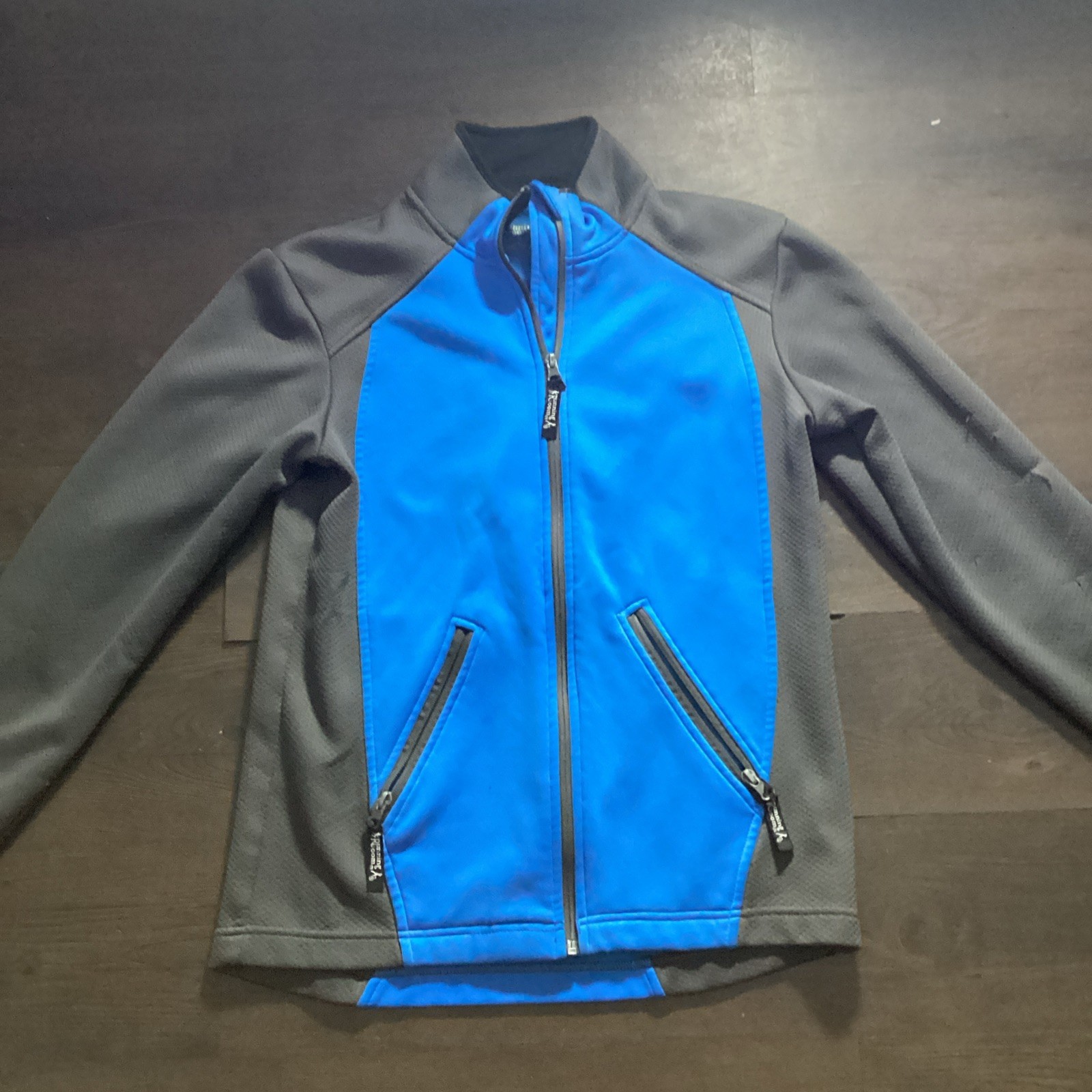 Running Room FITWEAR Mens Blue Athletic Jacket Sizs XS