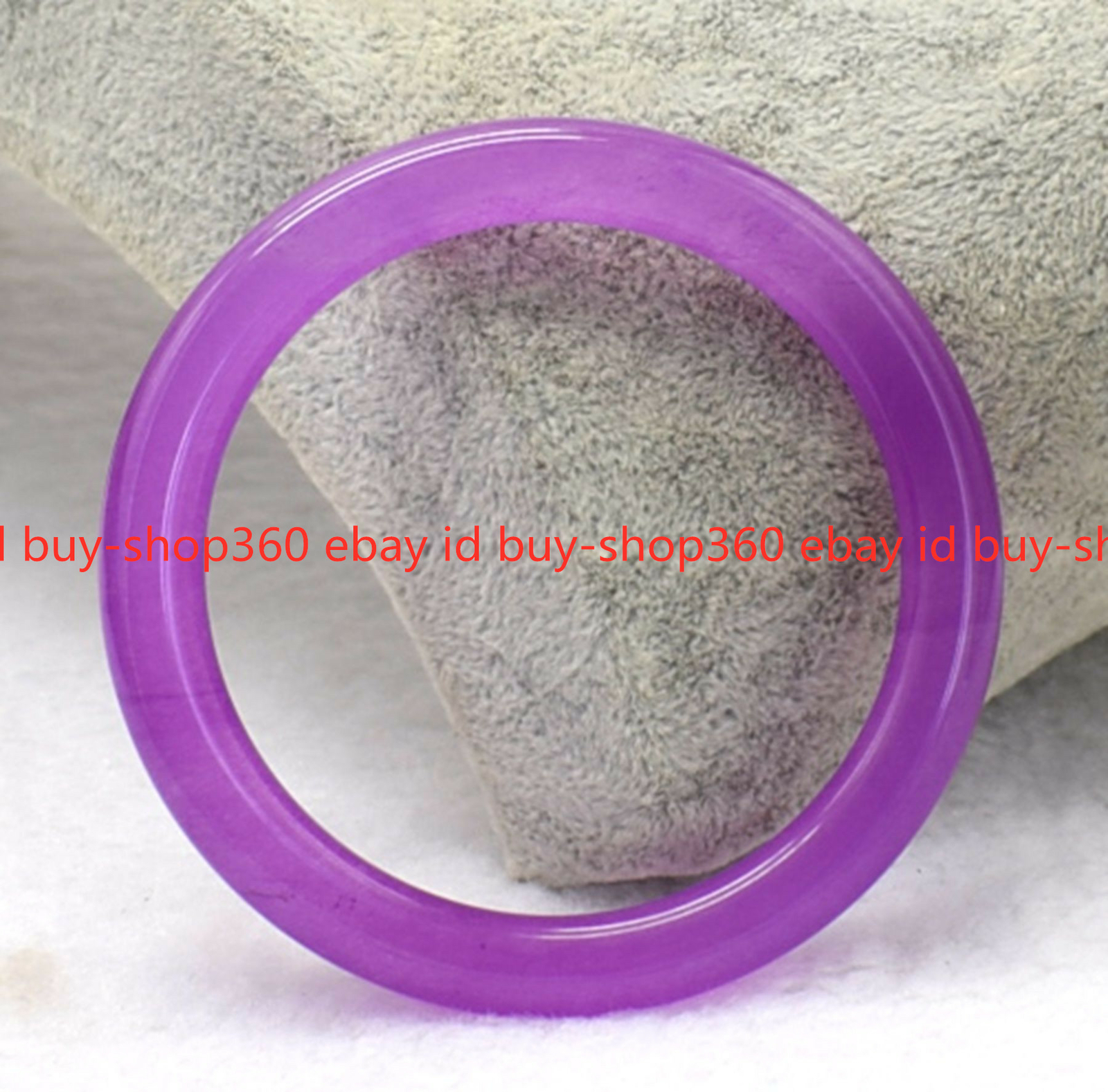 Natural Lavender Purple Jadeite Jade Gemstone Bangle 56-60mm Jewelry