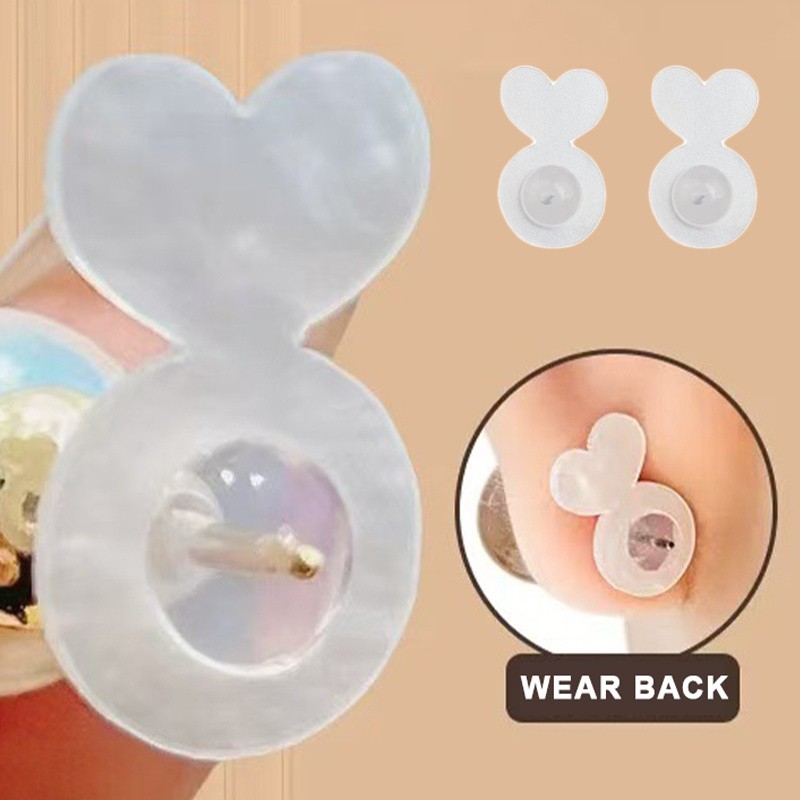 1 pair of ear plugs For Droopy Ears Heavy Earring Support Earring Backs