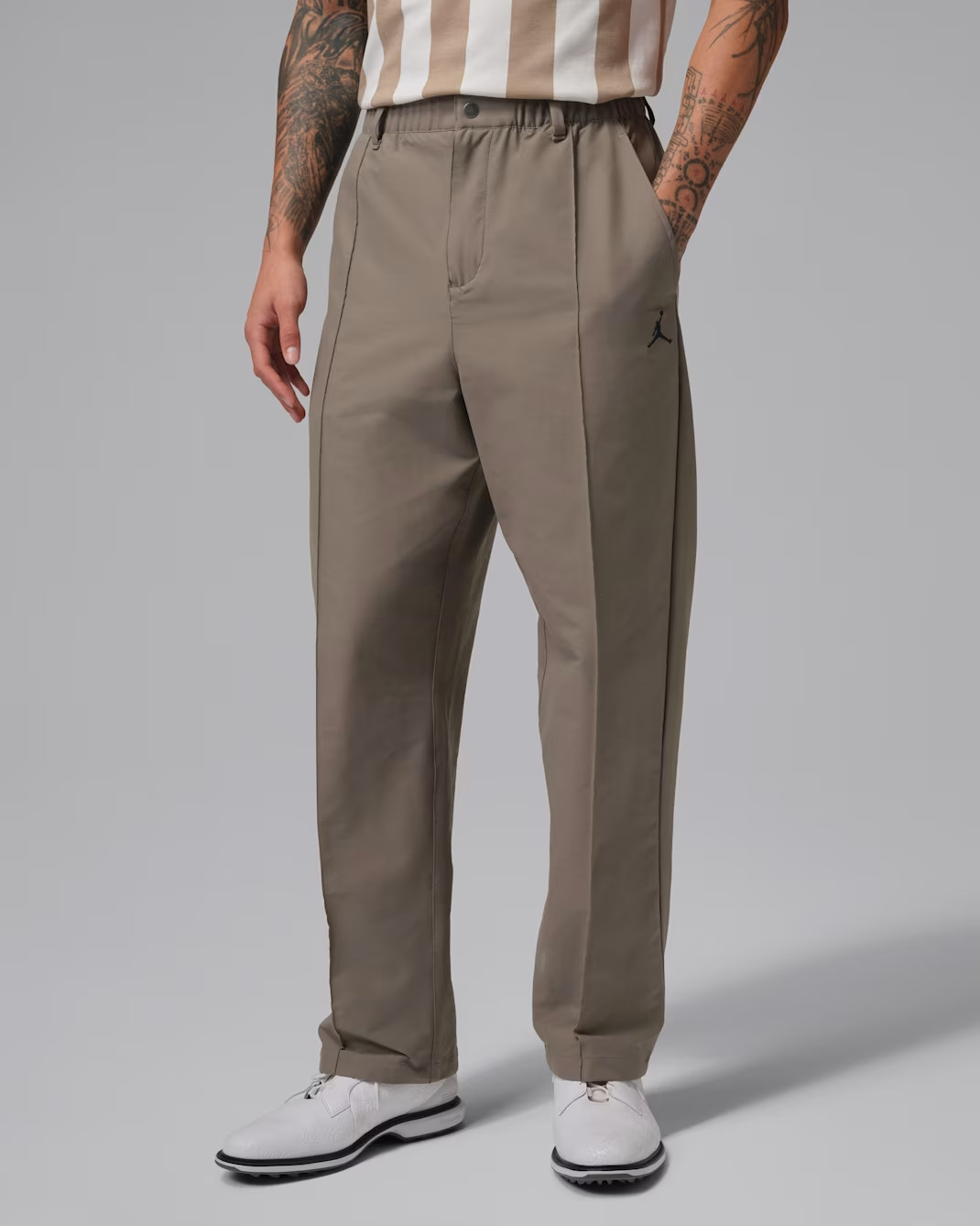 Nike Jordan Sport Men's Golf Loose Fit Pants Olive Grey HQ8673-040 Multi Size