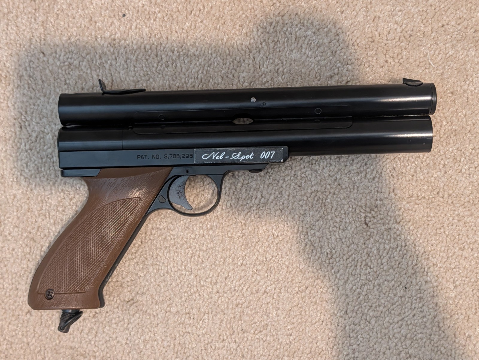 Vintage Early Old School Nelson NelSpot 007 Stock Class Paintball Gun Working