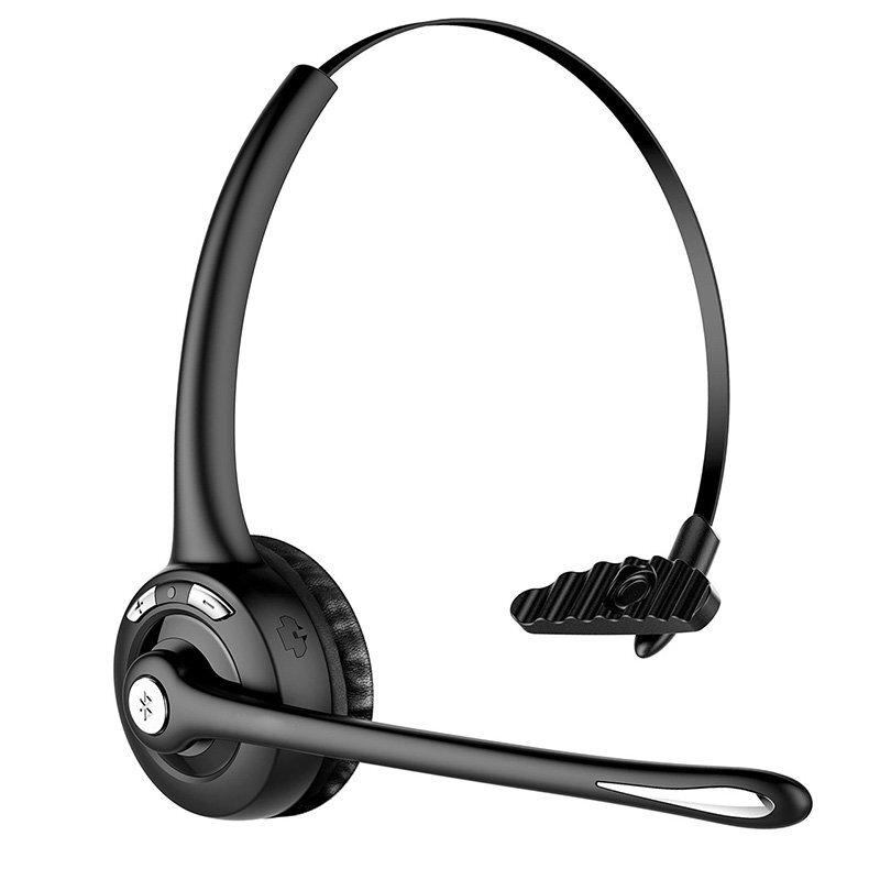 Mpow Trucker Bluetooth 5.3 Headset Wireless Headphones Over Head Earpiece Driver
