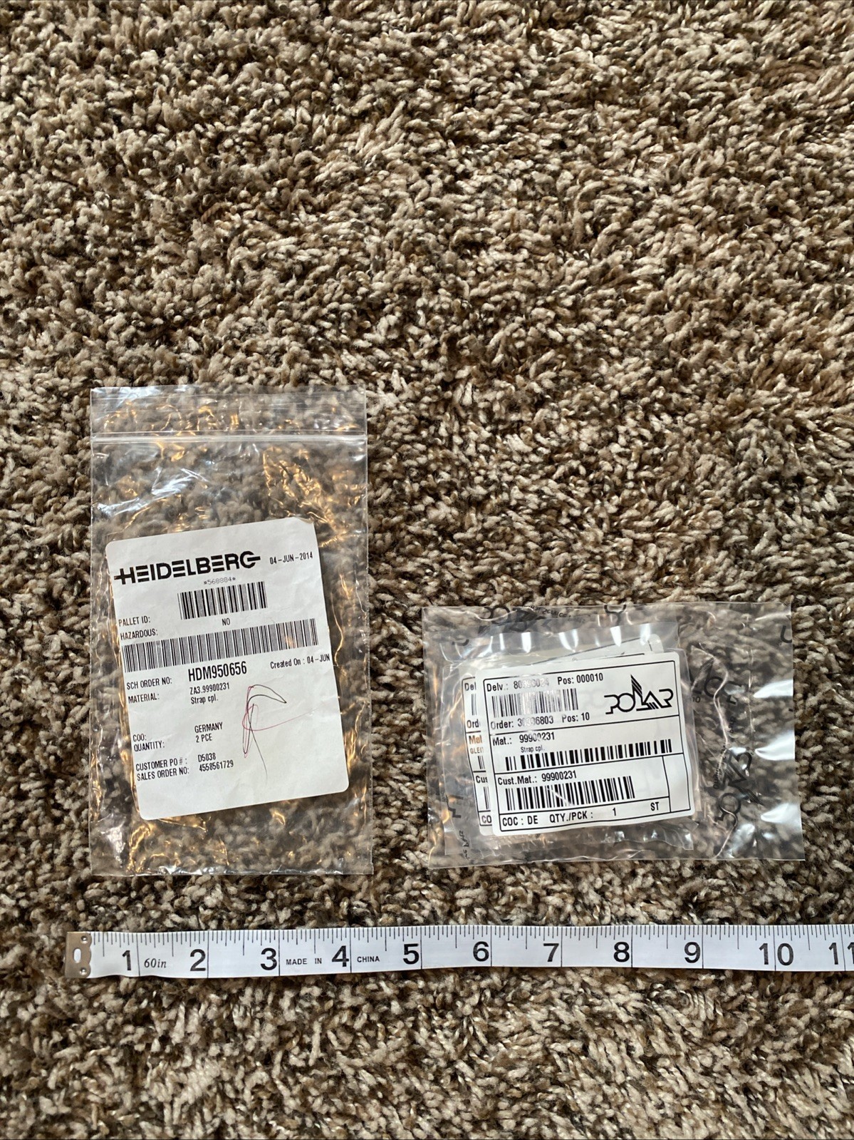 Heidelberg ZA3.999000231 Strap Cpl New Sealed