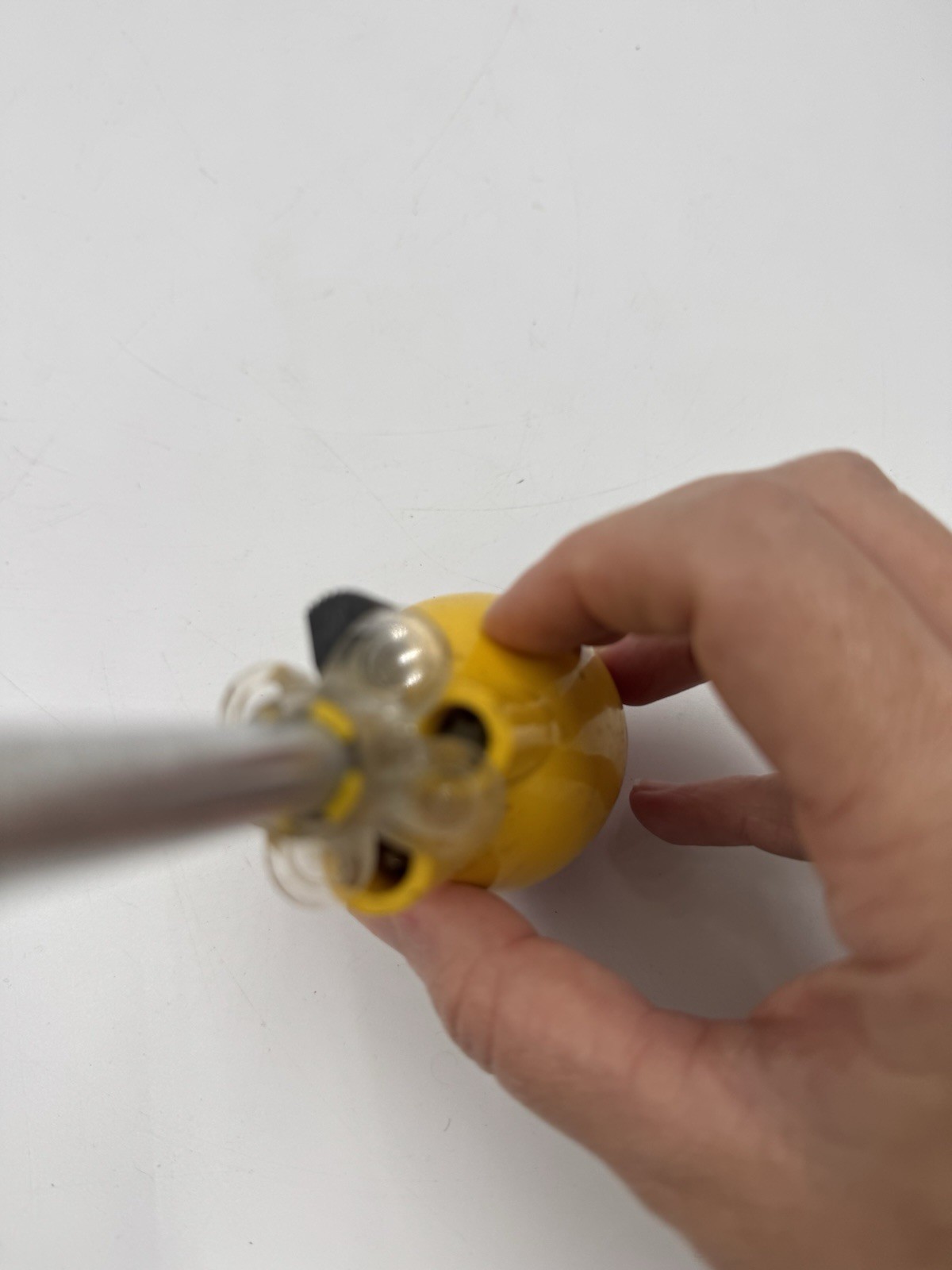 Screwball Ratchet Driver with 4 End Attachments Used
