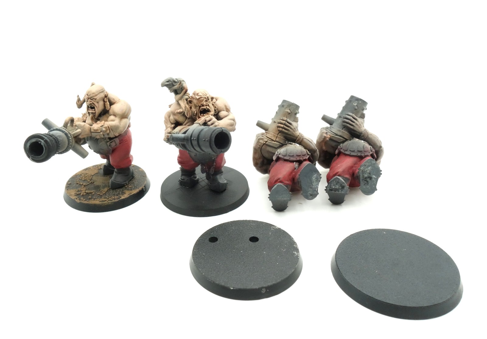 Leadbelchers  [x4] Ogor Mawtribes [Warhammer AoS] Partial Painted