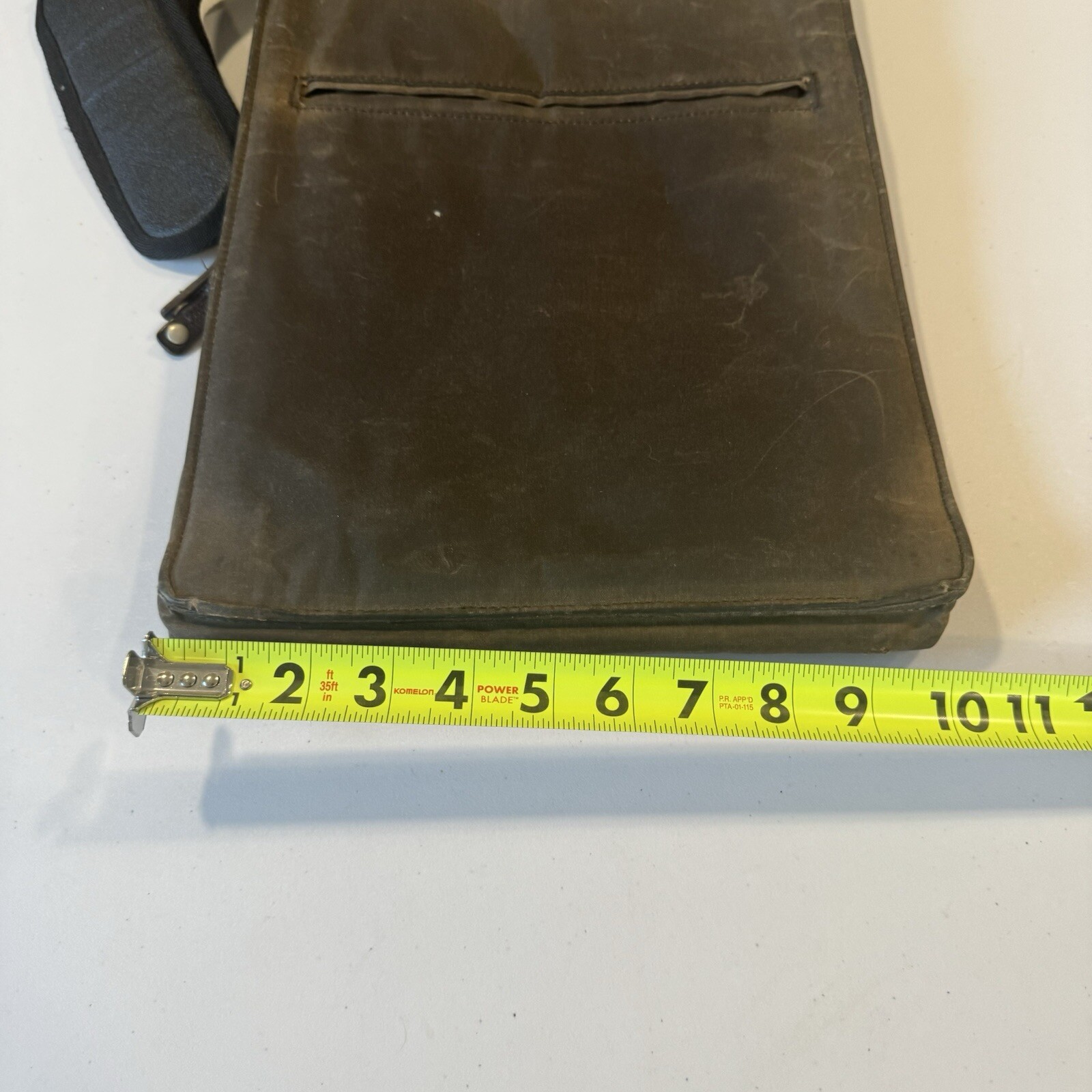 J. Fold Leather Shoulder Bag For Laptop Computer