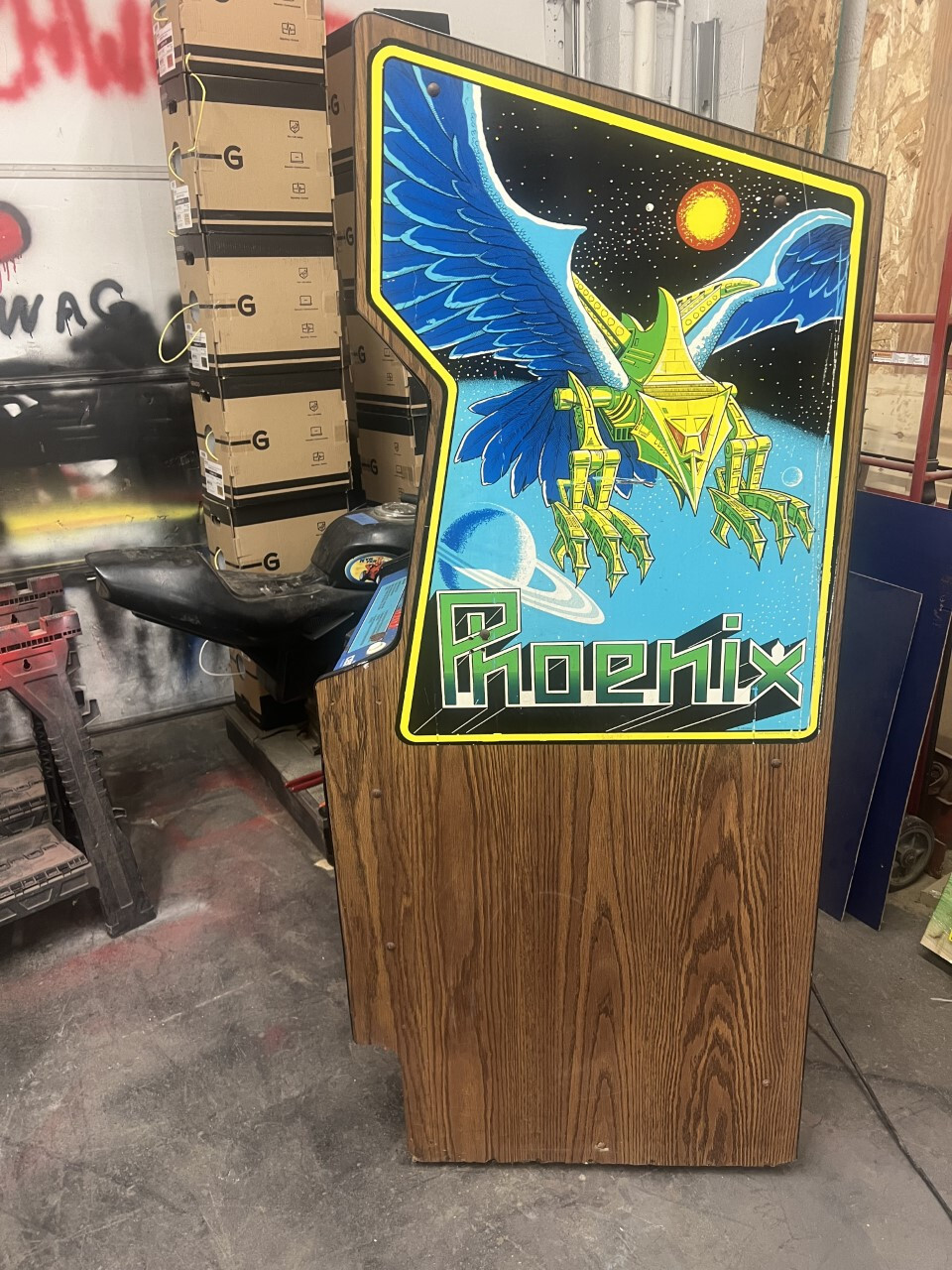PHOENIX ARCADE MACHINE by CENTURI 1980 (Excellent Condition) *RARE*