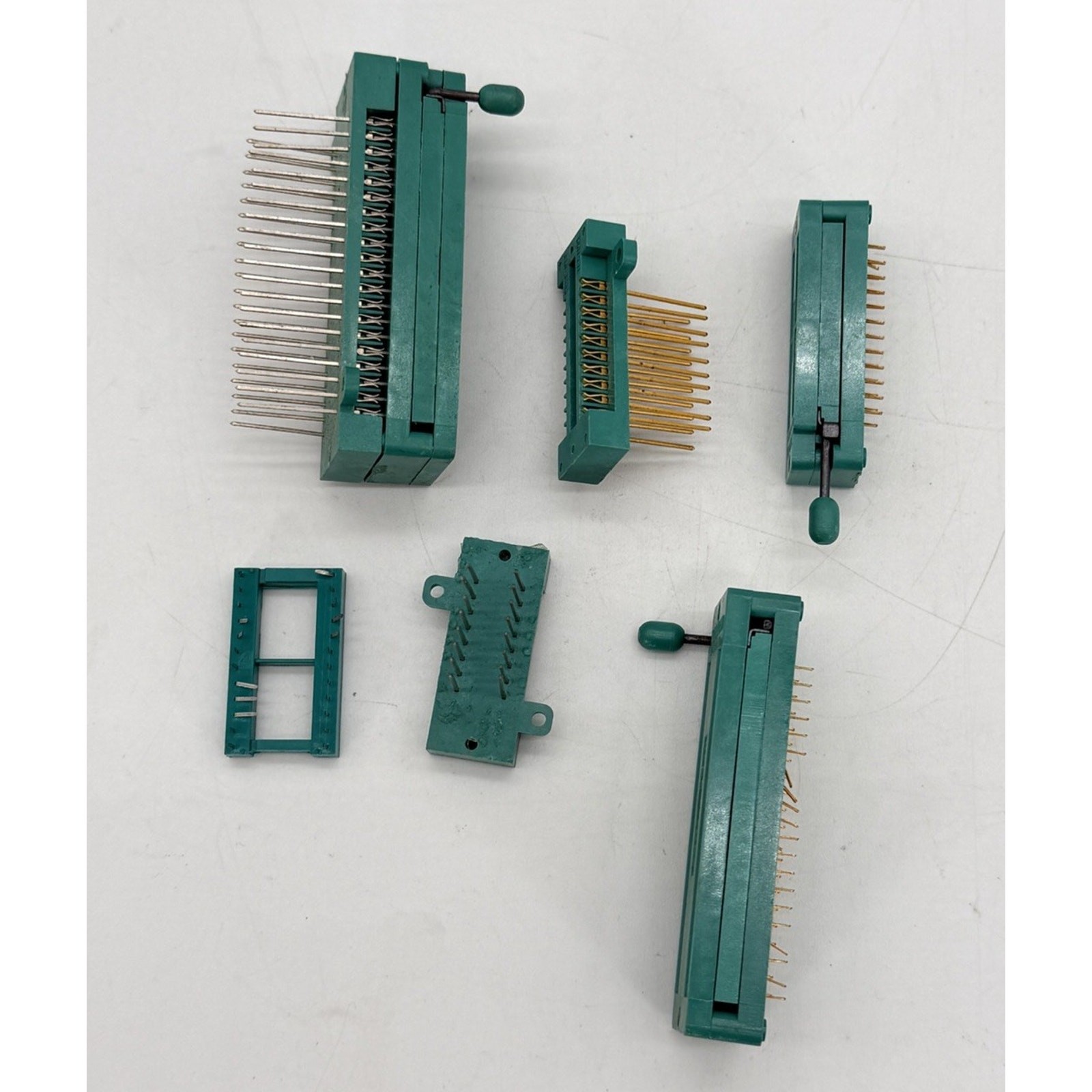 Vintage Textool ZIF IC Socket Old Computer EPROM Programmer Lot Of 6