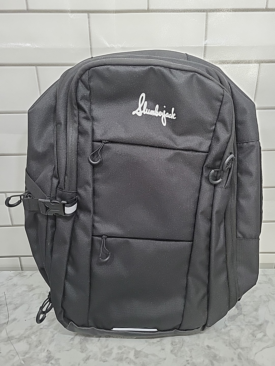 Slumberjack Black Multi-use  Backpack Business Hiking Back-To-School Travel