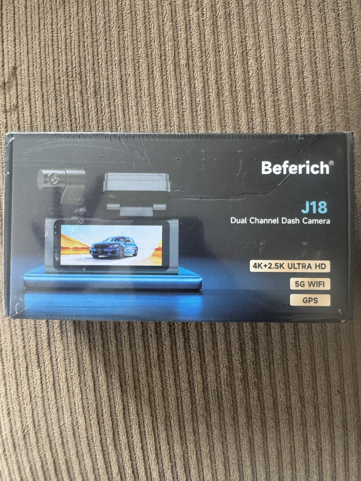 Beferich J18 Dual Channel Dash Camera Vehicle Driving Video Recorder