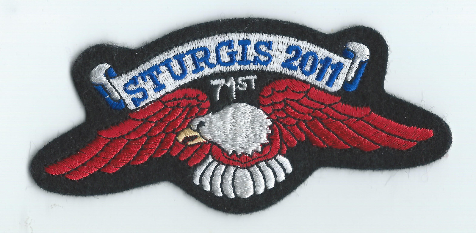Harley Davidson Motorcycle Emblem Patch Sturgis 2011 7ist Rally