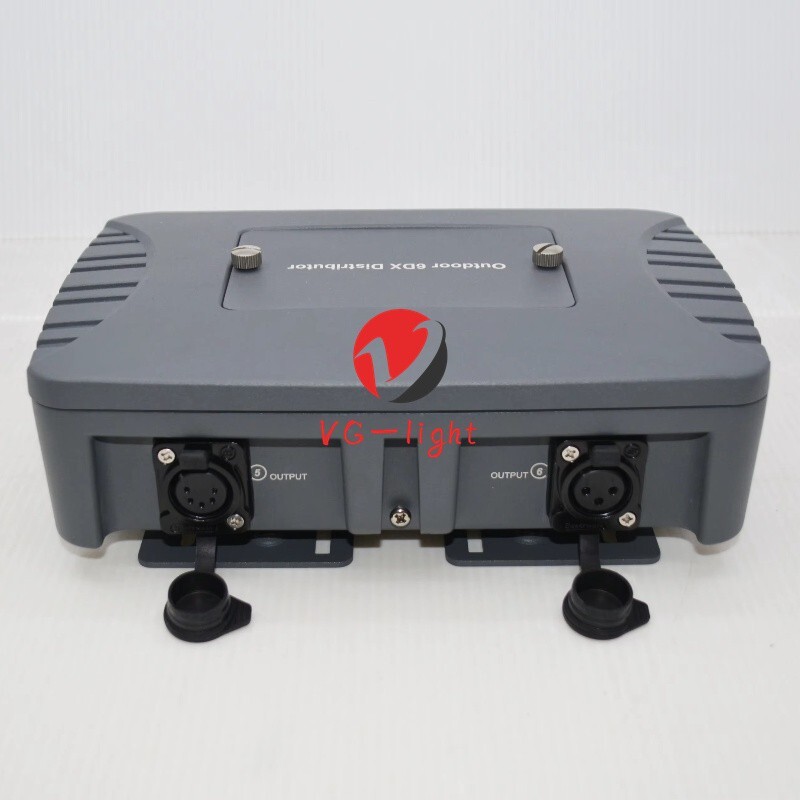 Outdoor 6CH DMX Splitter DMX512 Light Controller Stage DJ Light IP65 Distributor