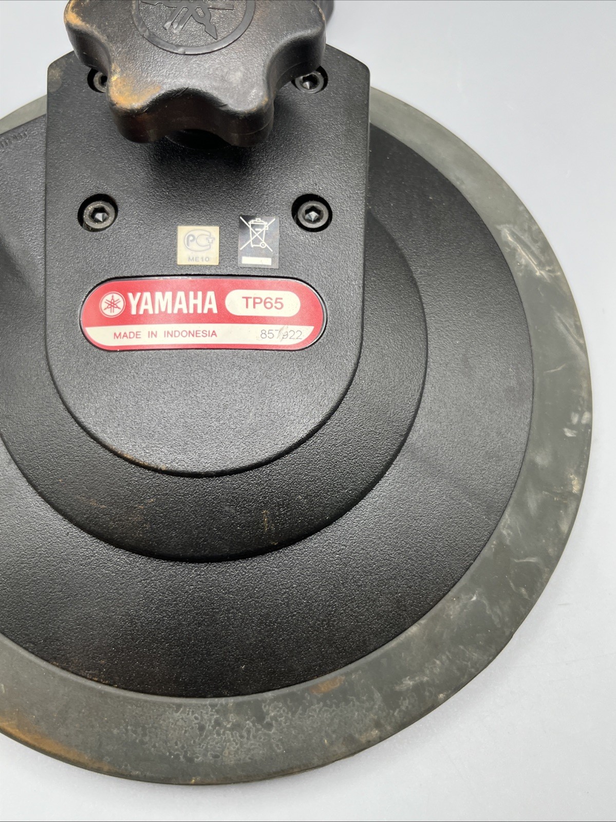 Yamaha TP65 Electronic Drum Pad Single Zone Trigger DTX Series Black
