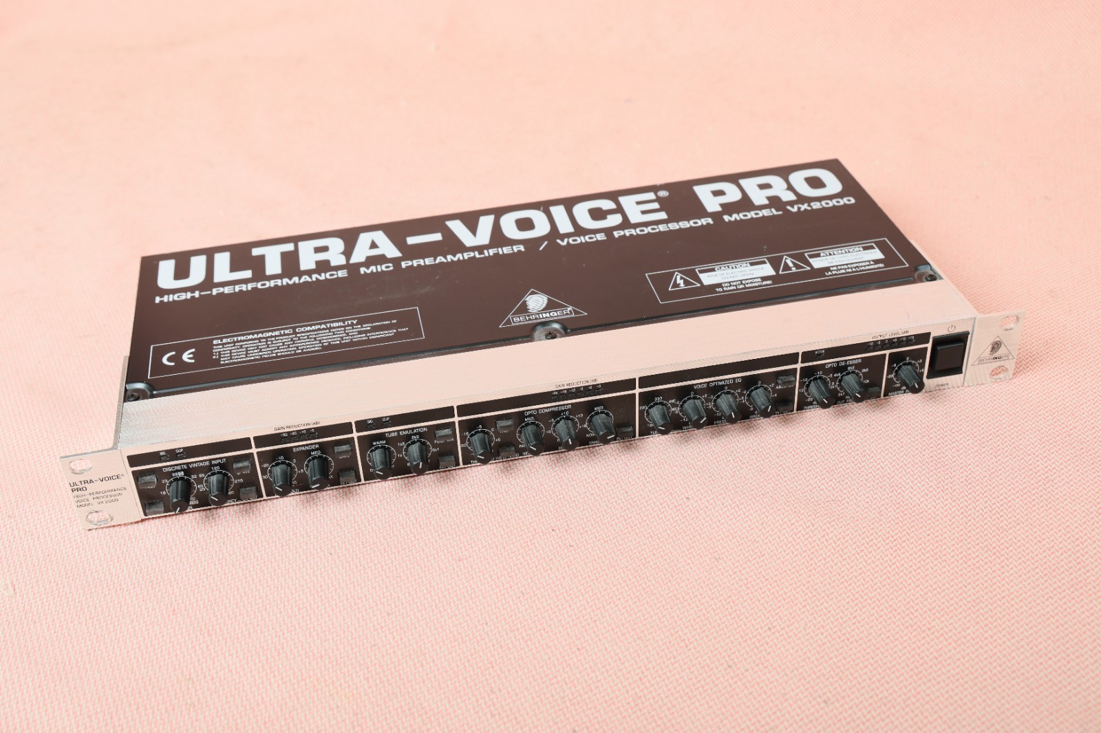 Behringer VX2000 Ultra-Voice Pro Mic Preamp / Voice Processor - Tested