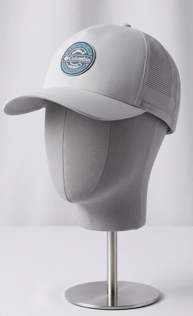 Columbia Sportswear Mountaincap 3D Stretch Snapback Hat Unisex Gray OS Vented