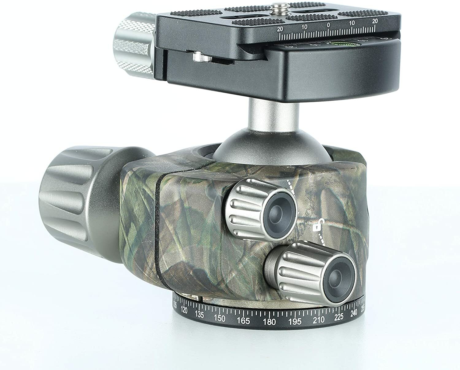【US Dealer】Leofoto LH-40 Camouflage Ball Head with Quick Release Plate and CASE