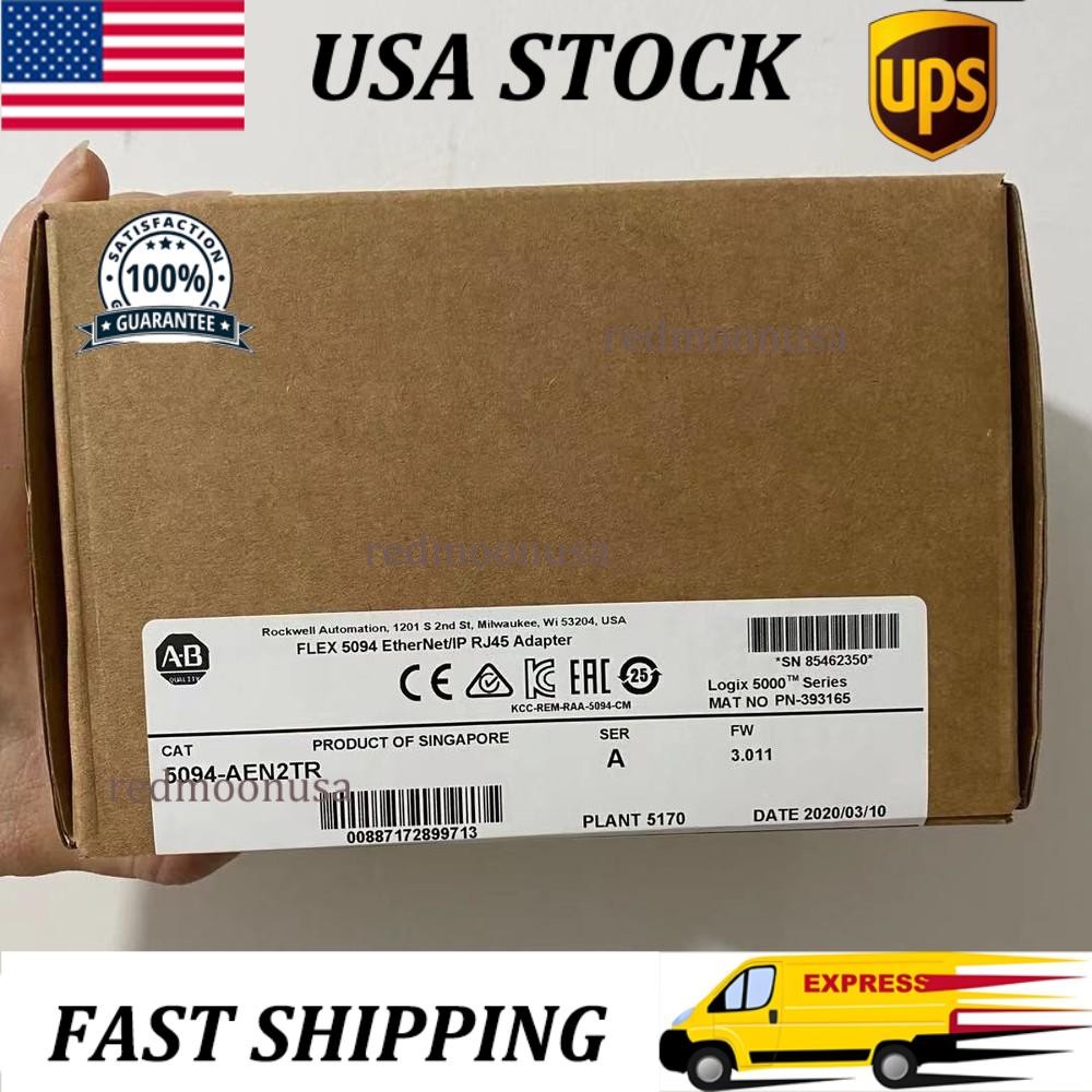 Factory Sealed Allen-Bradley 5094-AEN2TR Flex 5000 Dual Port Ethernet Module