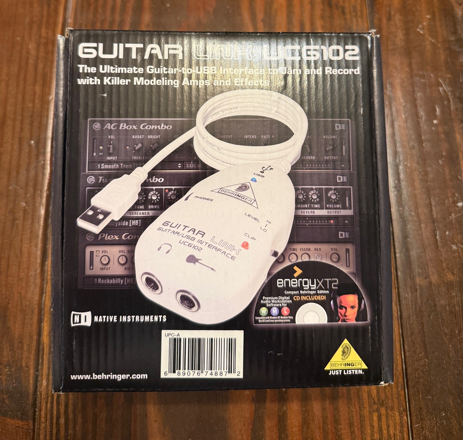 NEW Native Instruments GUITAR LINK UCG102 Guitar USB Interface SEALED Behringer