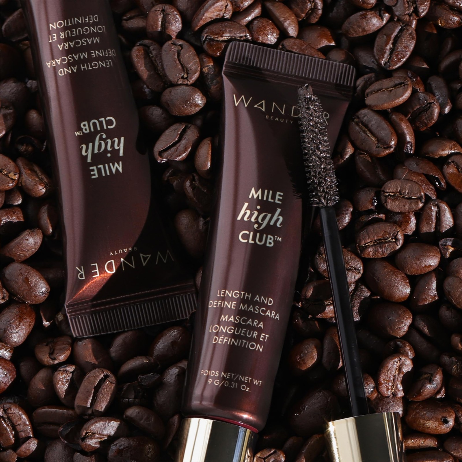 Wander Beauty Mile High Club Soft Brown Mascara - Defining, Lengthening, Water-R