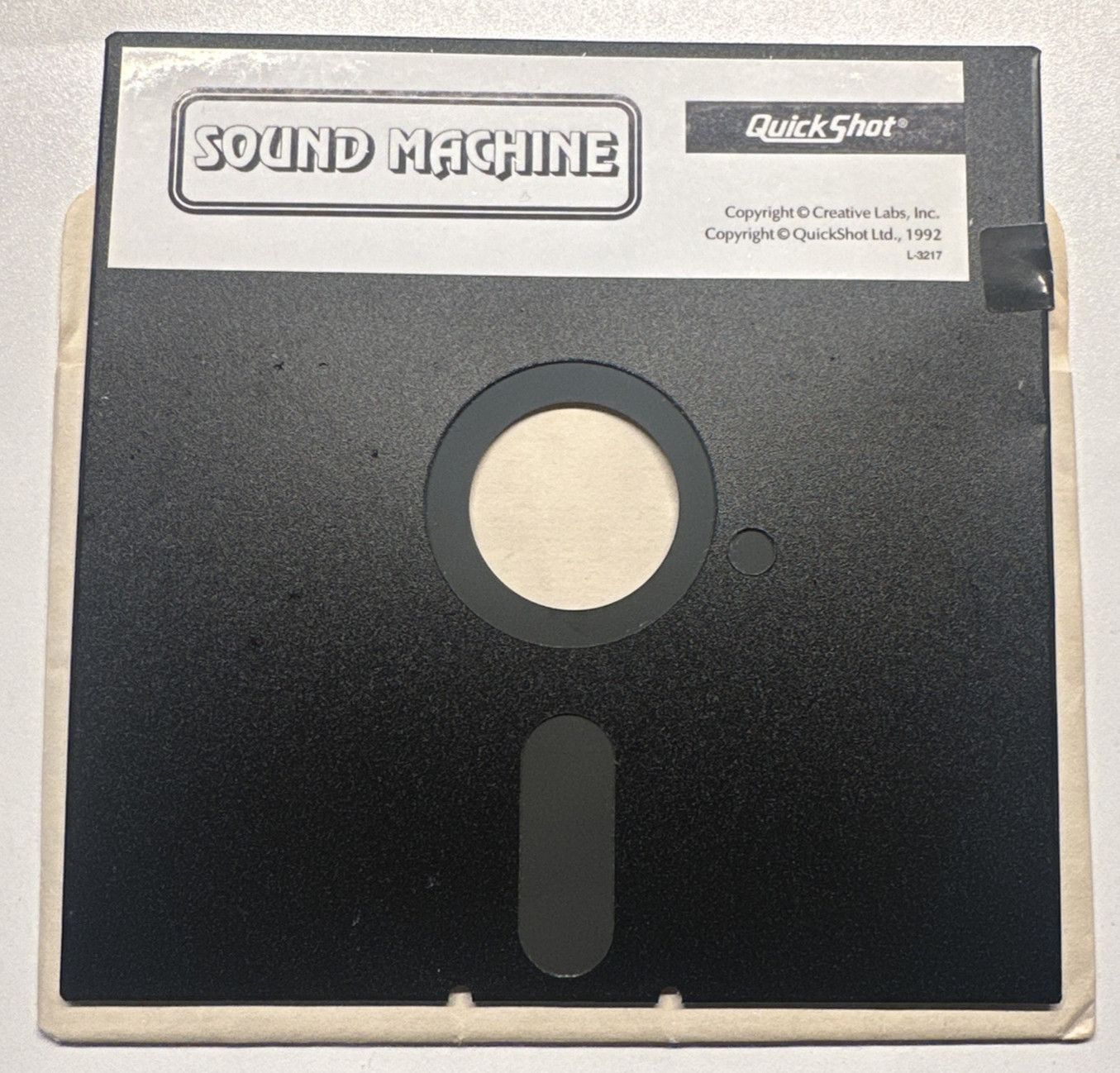 SOUND MACHINE – 5.25” Floppy Disk – QuickShot – Vintage PC Software UNTESTED