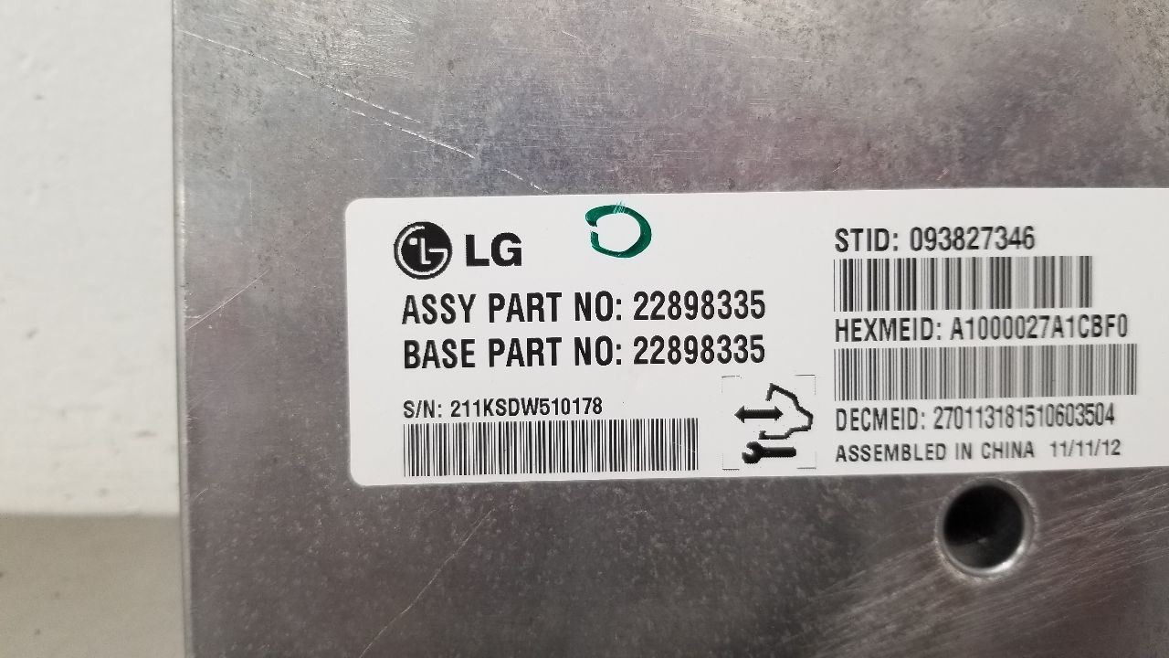 13 CHEVY SILVERADO 3500 PICKUP COMMUNICATION ONSTAR CONTROL MODULE 22898335