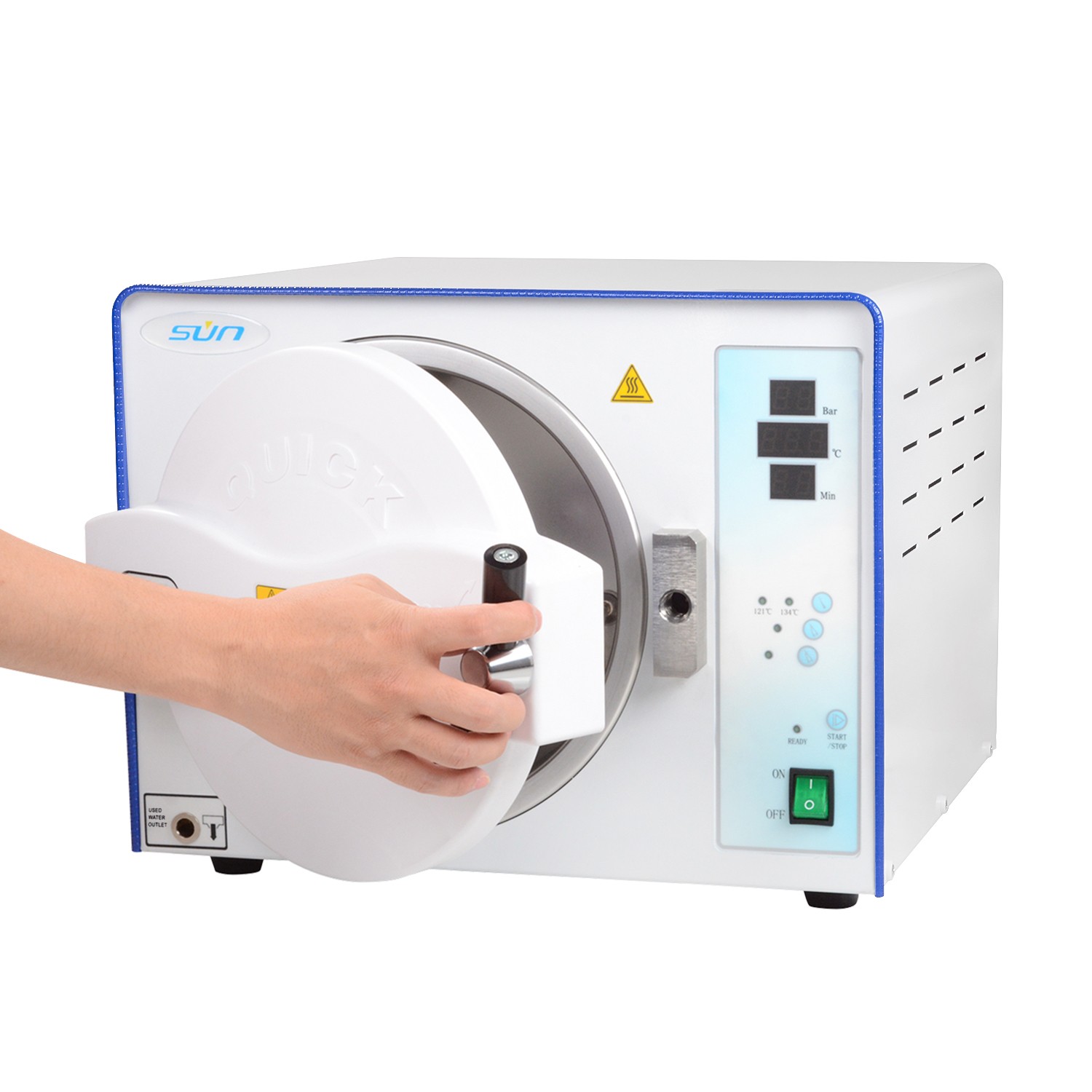 23L Class N Fully Automatic Dental Autoclave Steam Sterilizer with 3 Trays