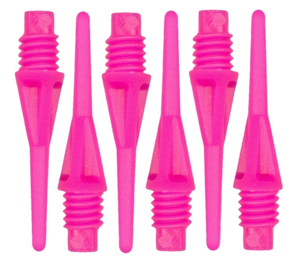 100 Bulls Star Shorties 19mm Soft Tip Dart Points – Ships w/ Tracking - Pink