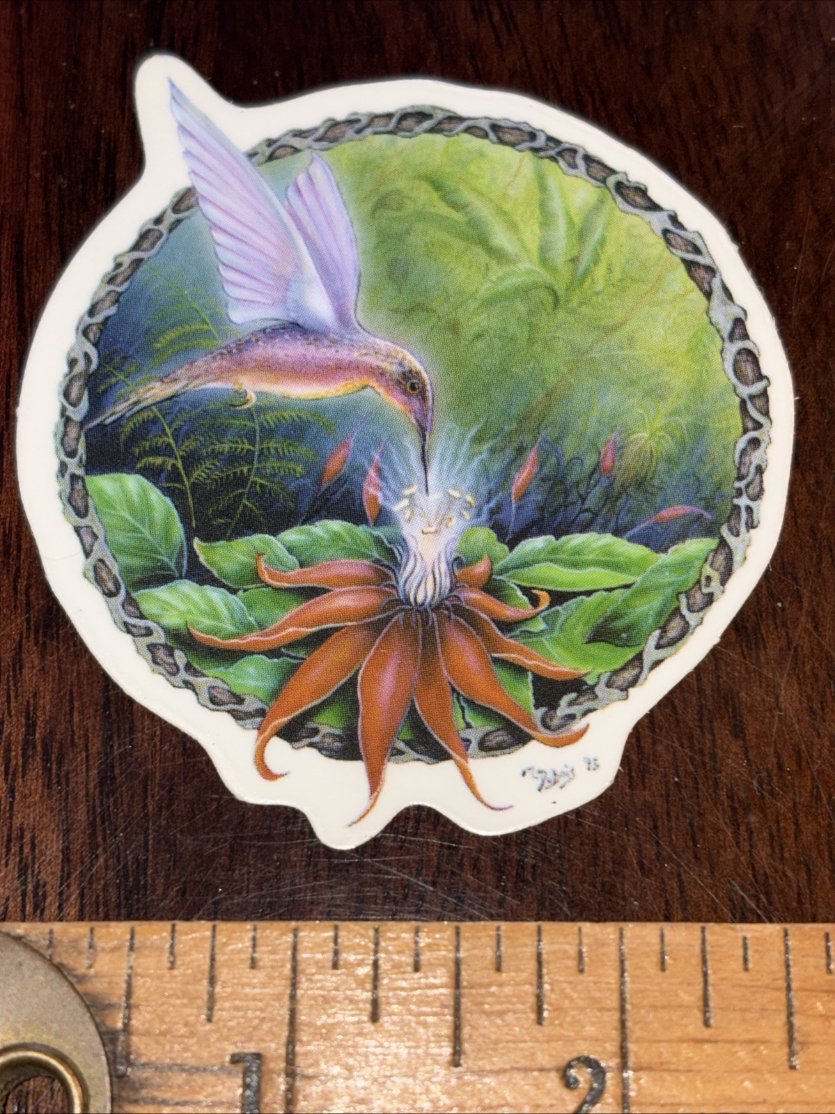 Vintage M. Dubois Vending Machine Sticker HUMMING BIRD . VD2 Misc.